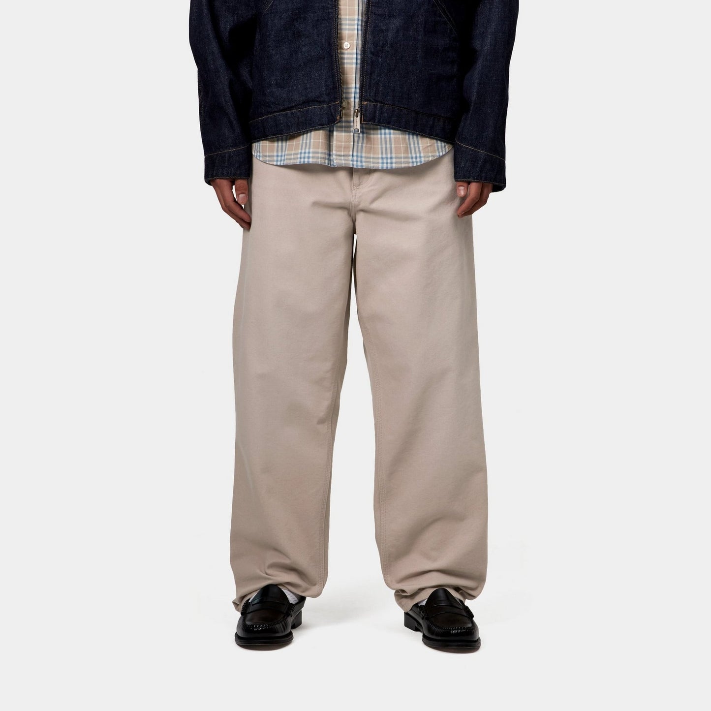 Single Knee Pant - Stone Canvas | Dusky Beige
