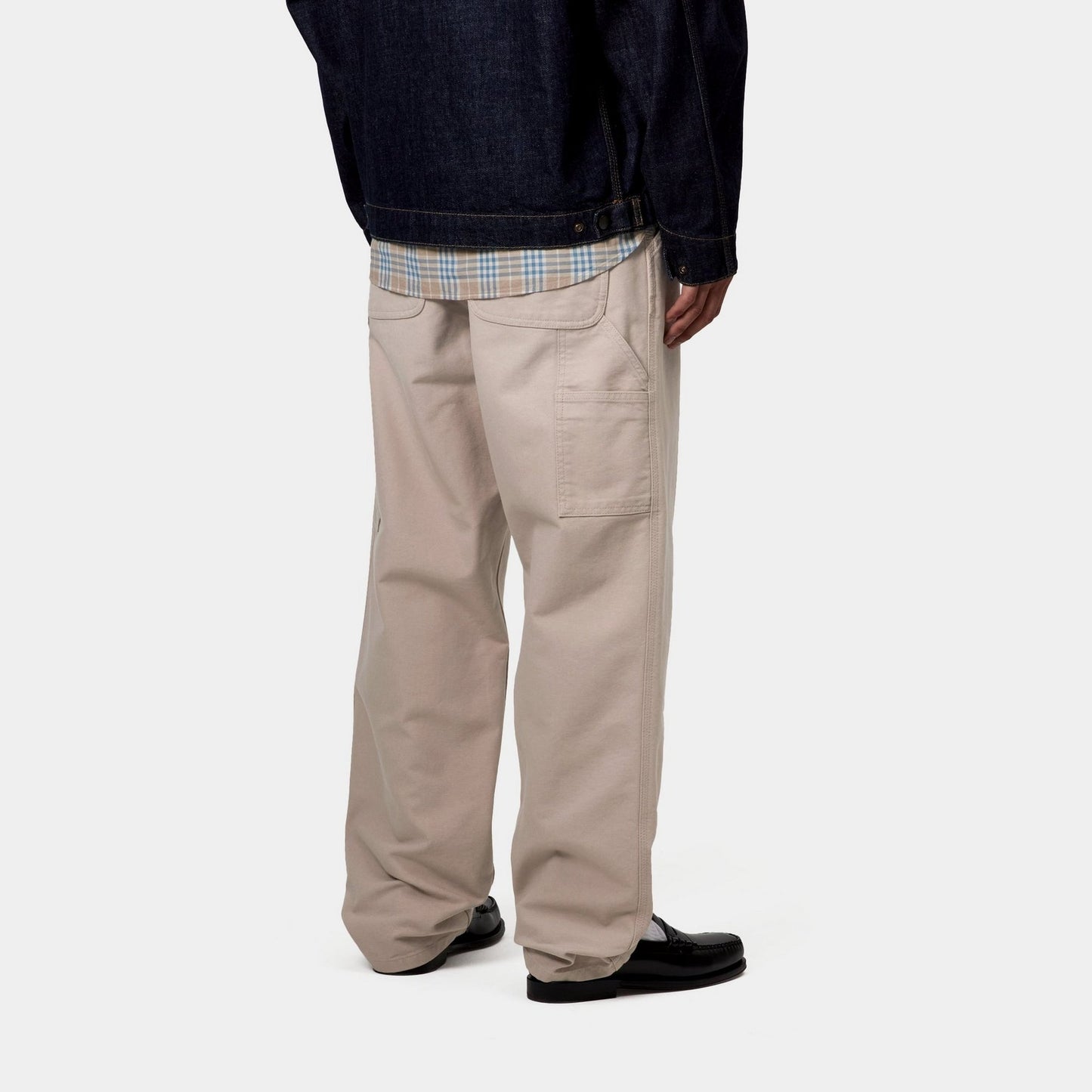 Single Knee Pant - Stone Canvas | Dusky Beige